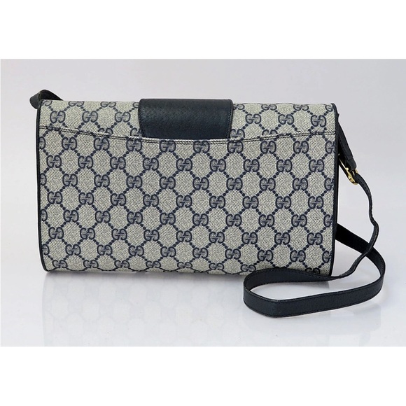 Gucci Monogram Black and Cream Crossbody Bag - Picture 3 of 16